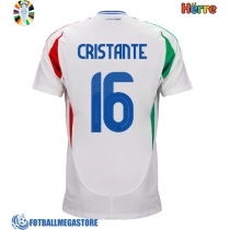 Fotballdrakt Herre Italia Bryan Cristante #16 Bortedrakt EM 2024 Kortermet